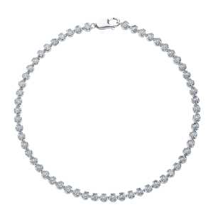 Золотой браслет с бриллиантами природными