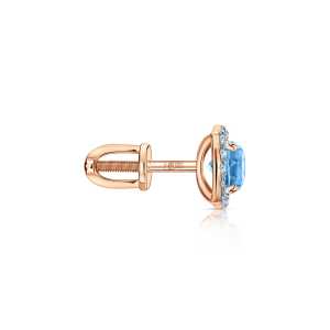 Серьги из золота Cold Diamonds с топазами природными